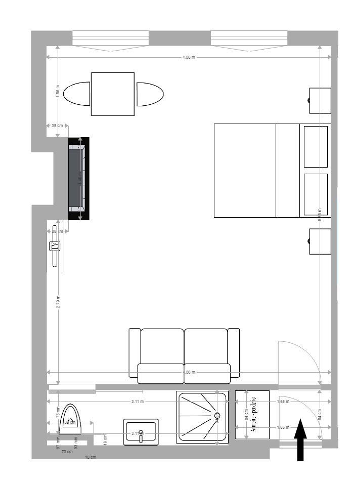 vendome room floormap